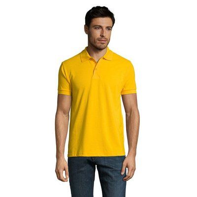 Polo Hombre Manga Corta 200g Dorado S