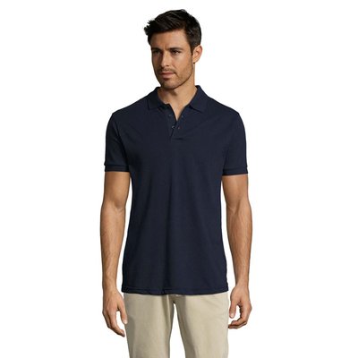 Polo Hombre Manga Corta 200g French Marino 3Xl