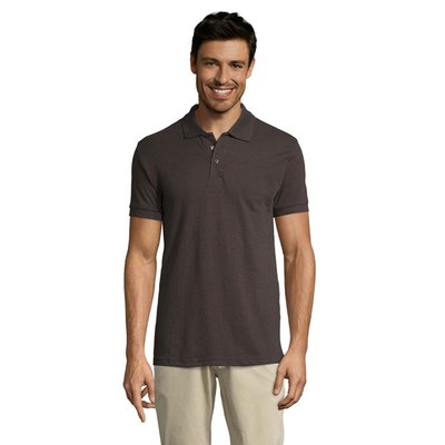 Polo Hombre Manga Corta 200g Gris Oscuro 4Xl