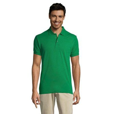 Polo Hombre Manga Corta 200g Verde M