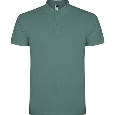 Polo de hombre de manga corta AZUL CALMA XS