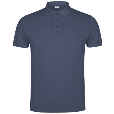Polo de hombre de manga corta AZUL DENIM 2XL