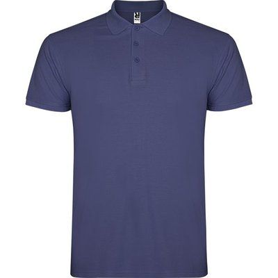 Polo de hombre de manga corta AZUL DENIM XS