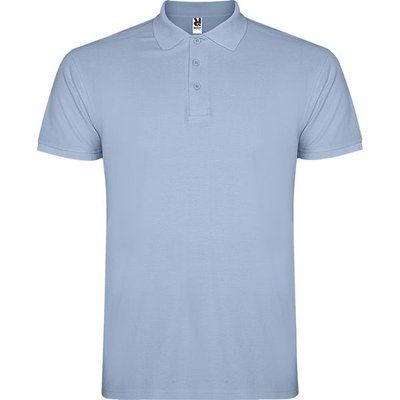 Polo de hombre de manga corta AZUL ZEN XS