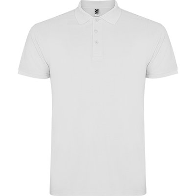 Polo de hombre de manga corta Blanco Xs