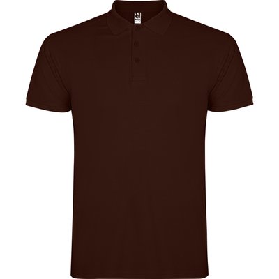 Polo de hombre de manga corta CHOCOLATE S