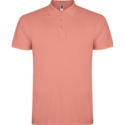 Polo de hombre de manga corta NARANJA CLAY M