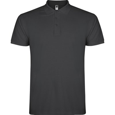 Polo de hombre de manga corta PLOMO OSCURO 2XL