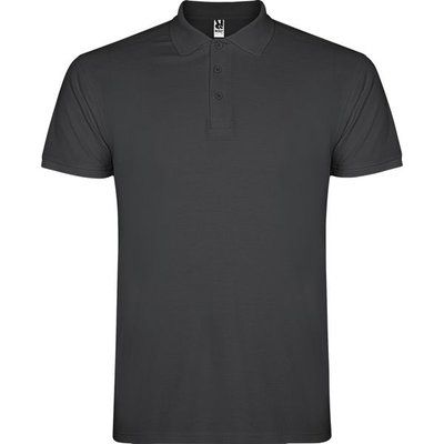 Polo de hombre de manga corta PLOMO OSCURO XS