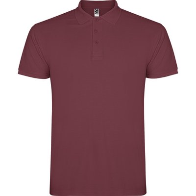 Polo de hombre de manga corta ROJO BAYA 3XL