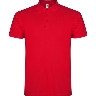 Polo de hombre manga corta Rojo M