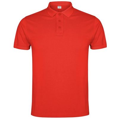 Polo de hombre manga corta Rojo M
