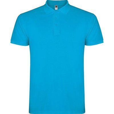 Polo de hombre de manga corta Turquesa XS