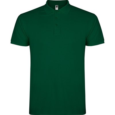 Polo de hombre de manga corta Verde Botella Xs