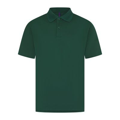 Polo hombre poliéster micropiqué Bottle L