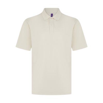 Polo hombre poliéster micropiqué Natural XL