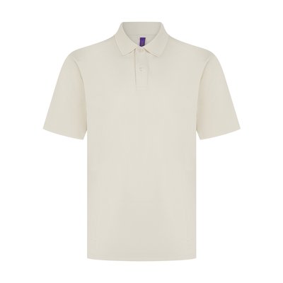 Polo hombre poliéster micropiqué Natural Xxl