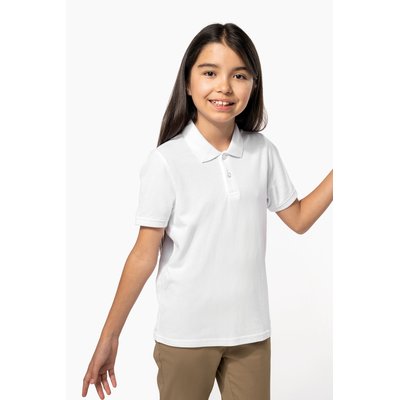 Polo infantil de algodón peinado