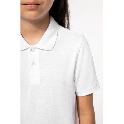 Polo infantil de algodón peinado