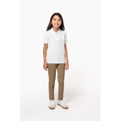 Polo infantil de algodón peinado