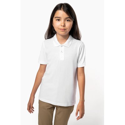 Polo infantil de algodón peinado