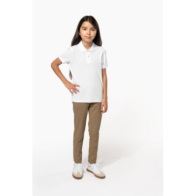 Polo infantil de algodón peinado
