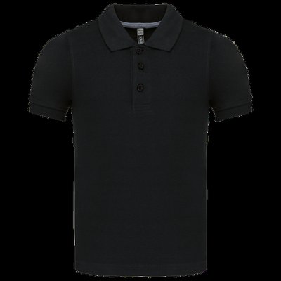 Polo infantil de manga corta Black 10/12 ans