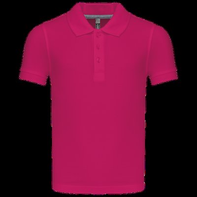 Polo infantil de manga corta Fuchsia 6/8 ans