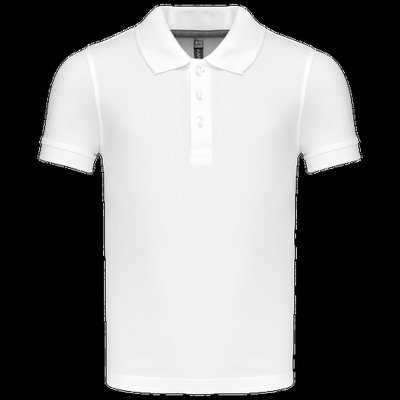 Polo infantil de manga corta White 6/8 ans