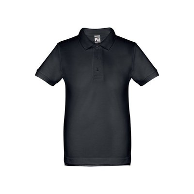 Polo infantil unisex de algodón