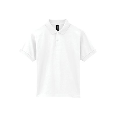 Polo jersey infantil White S