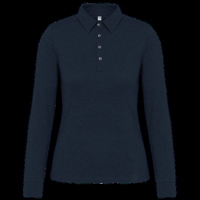 Polo jersey manga larga mujer Navy L