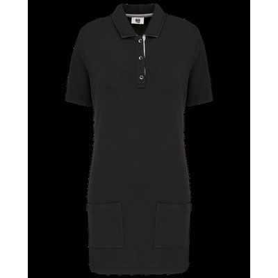 Polo largo mujer Black / Oxford Grey 3XL