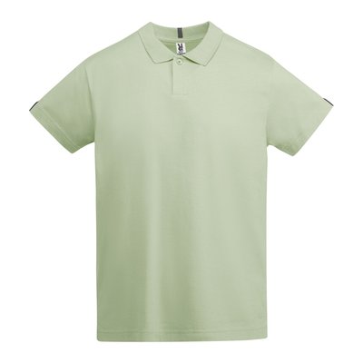 Polo de manga corta atemporal Verde Mist 3Xl