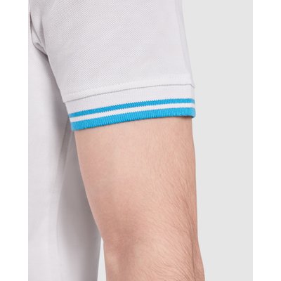 Polo Manga Corta detalles en contraste