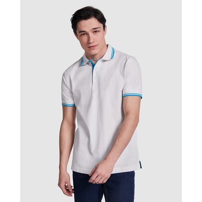 Polo Manga Corta detalles en contraste