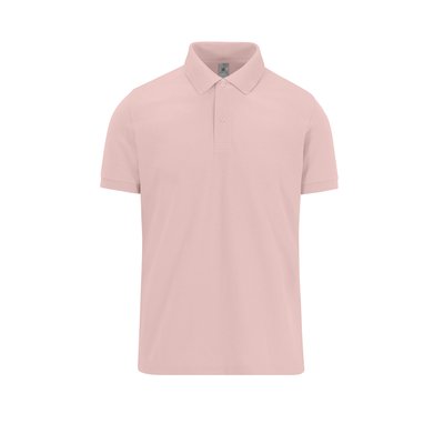 Polo manga corta hombre algodón preencogido Blush Pink L