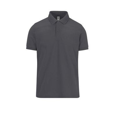 Polo manga corta hombre algodón preencogido Dark Grey 4Xl