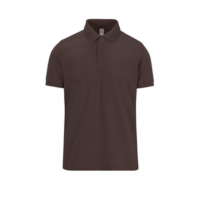 Polo manga corta hombre algodón preencogido Roasted Cofee XXL