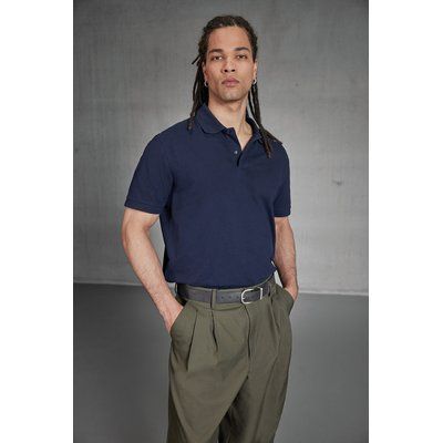 Polo manga corta hombre algodón preencogido