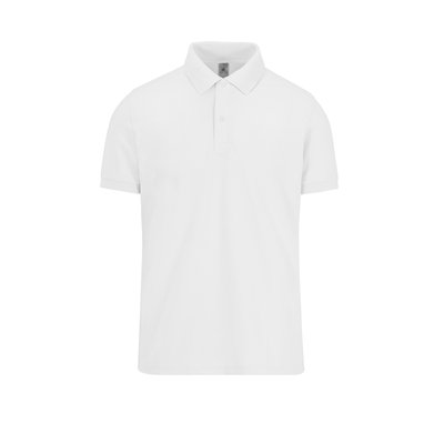 Polo manga corta hombre algodón White 3Xl