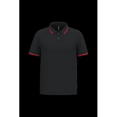 Polo manga corta hombre Black / Red 3Xl