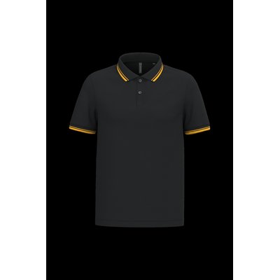 Polo manga corta hombre Black / Yellow L