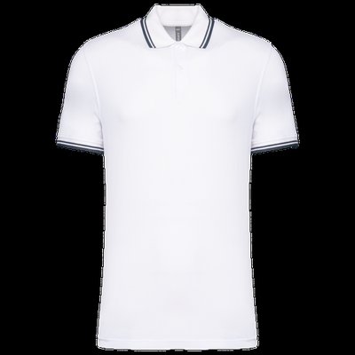 Polo manga corta hombre White / Navy M
