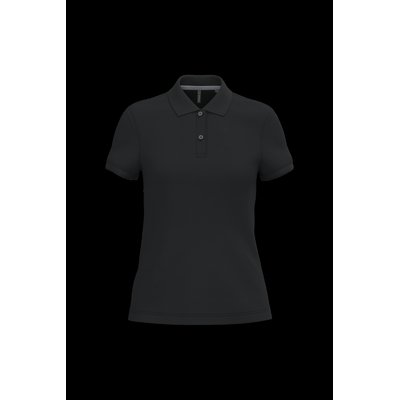 Polo manga corta mujer algodón Black L