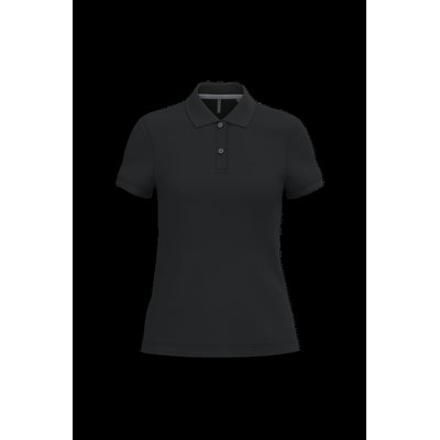 Polo manga corta mujer algodón Black S