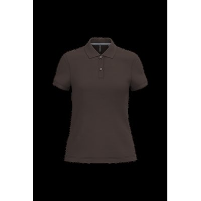 Polo manga corta mujer algodón Chocolate Xxl