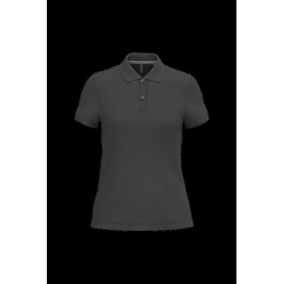 Polo manga corta mujer algodón Dark Grey L