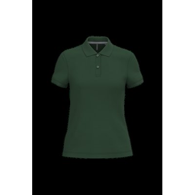 Polo manga corta mujer algodón Forest Green L