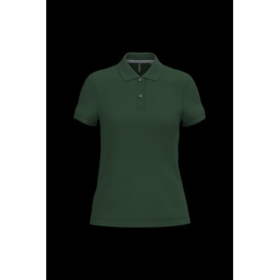 Polo manga corta mujer algodón Forest Green S
